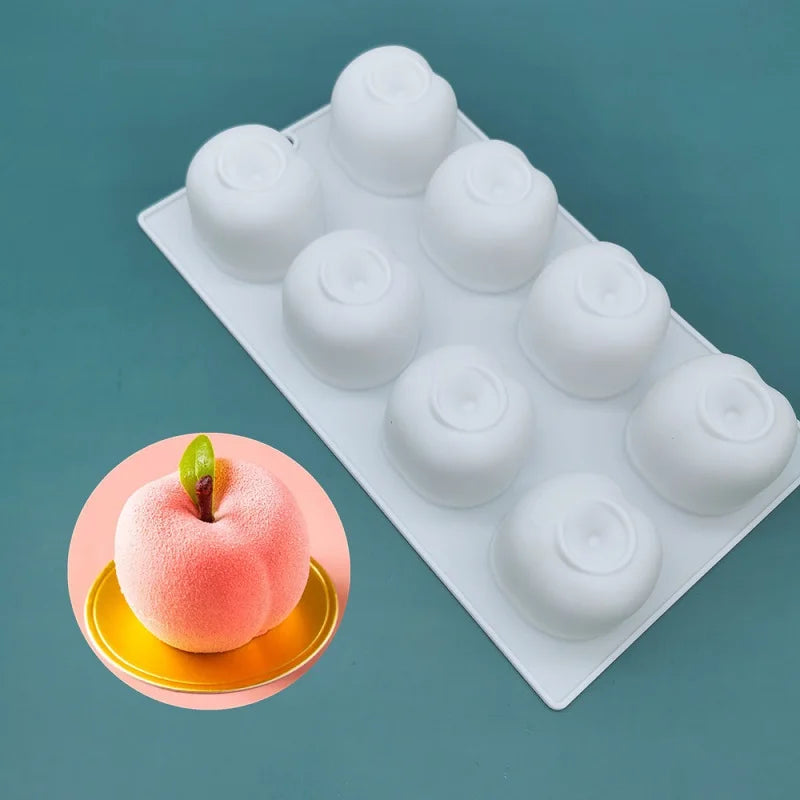 French Dessert 3D Lemon Silicone Mold – Cake, Brownie & Mousse Decorating Pastry Baking Tool