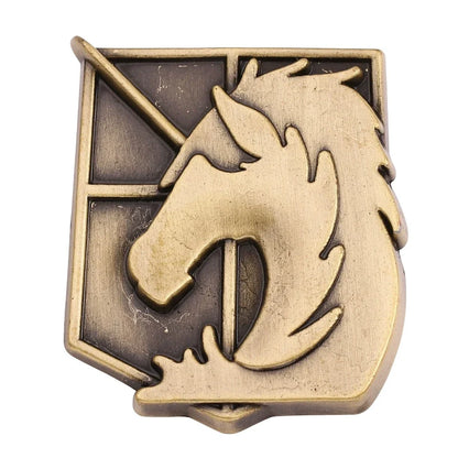 Attack on Titan Enamel Pin Badge - Anime Metal Lapel Pin for Bags, Backpacks & Fan Collectible Gift