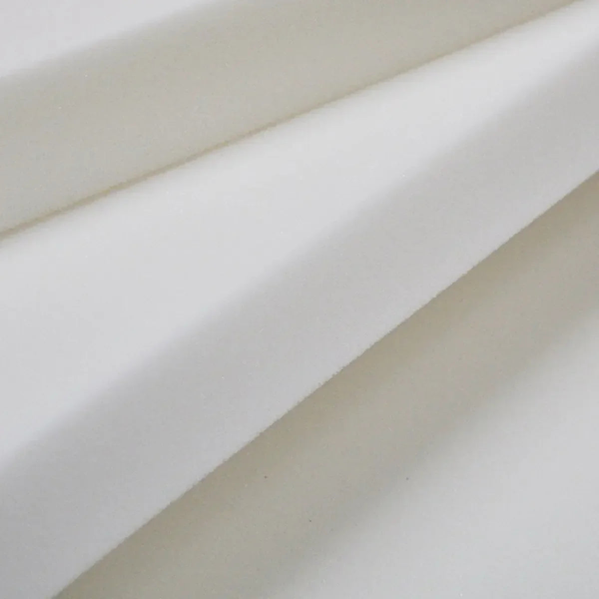 High-Density Chair Foam Cushion – White Square Upholstery Replacement Seat Pad, Premium Quality