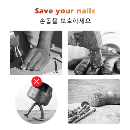 Nail Holder Tool Finger Protector Pliers - Sliding Joint Nail Fixer for Accurate Woodworking DIY Placement & Repair