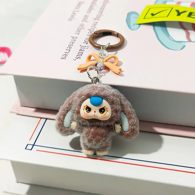 Cartoon Key Ring – Cute Backpack Pendant Gift for Students and Couples