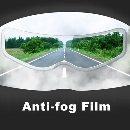 4PCS Universal Motorcycle Helmet Anti-Fog & Rainproof Film - Clear Coating Sticker for Helmet Accessories