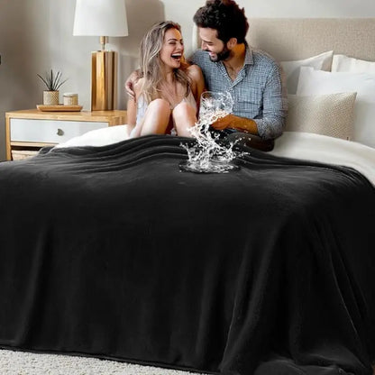 Waterproof Reversible Blanket – Water-Resistant Leakproof Bed & Sofa Cover for Adults, Elderly, and Pets