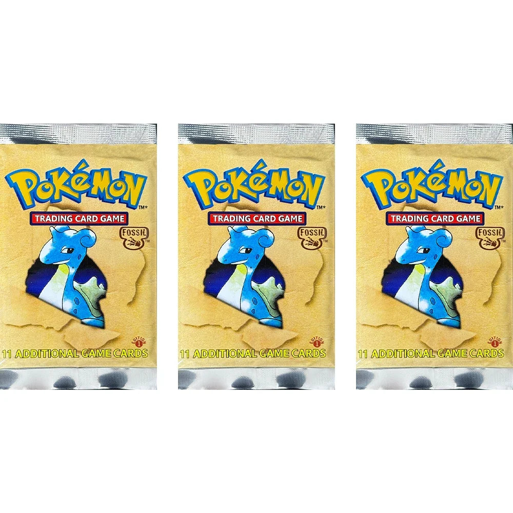 Pokémon Booster Packs Base Fossil Jungle - 11 Cards Per Pack & 36 Pack Booster Box Proxy Game Cards Collection