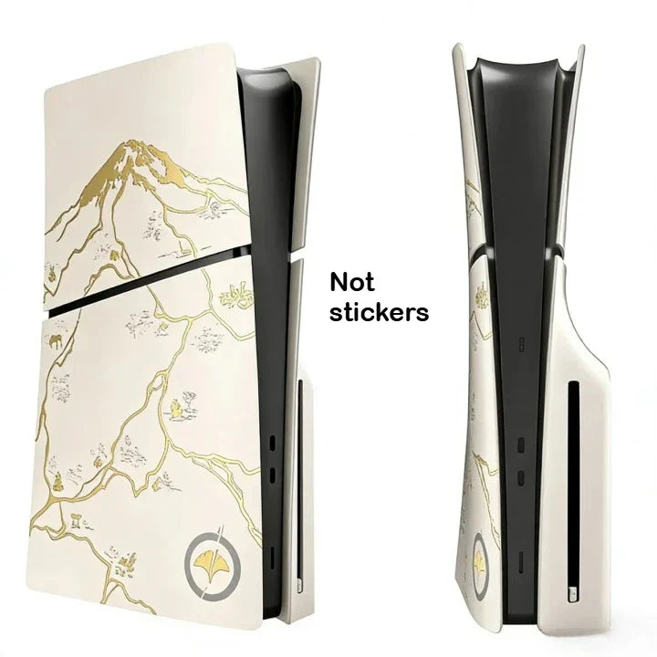 PS5 Replacement Side Panels ABS Faceplate Shell – Compatible with PS5, PS5 Slim & PS5 Pro Disc Console Accessories