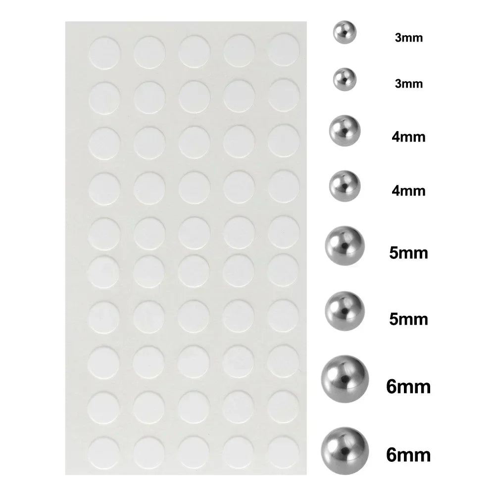 180pcs Non-Piercing Fake Nose Lip Stickers - Disposable Faux Piercing Jewelry for Nose, Lip, Belly & Eyebrow Style