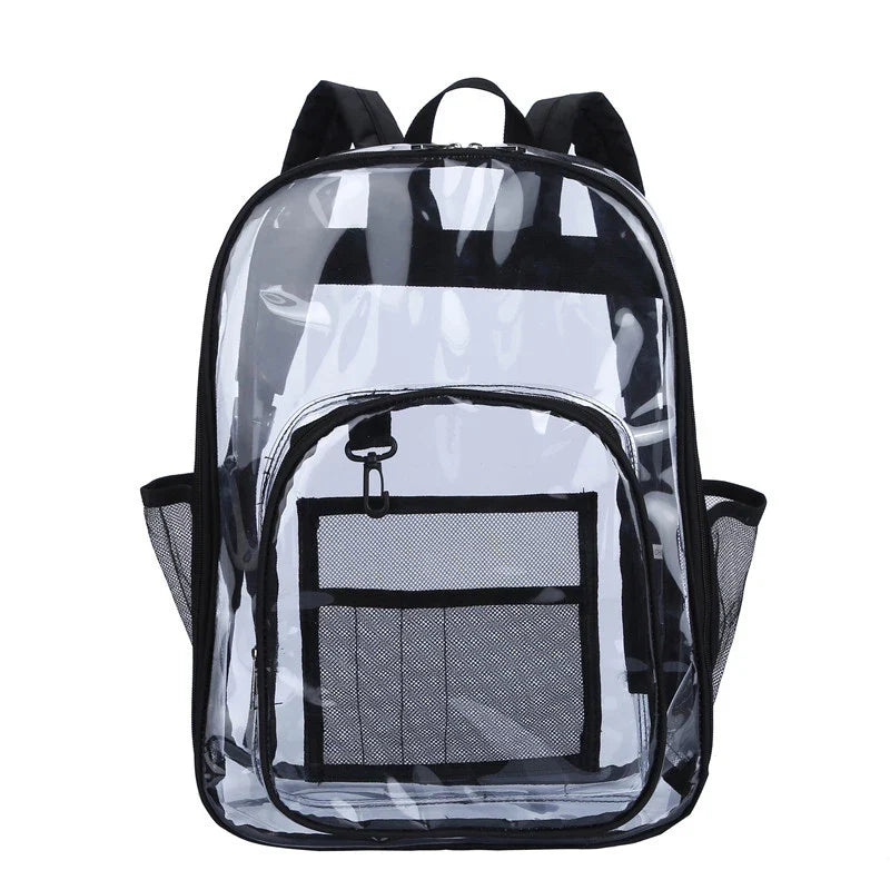 Transparent Shoulder Backpack | Unisex Large Capacity Waterproof Multifunctional Bag for Men & Women