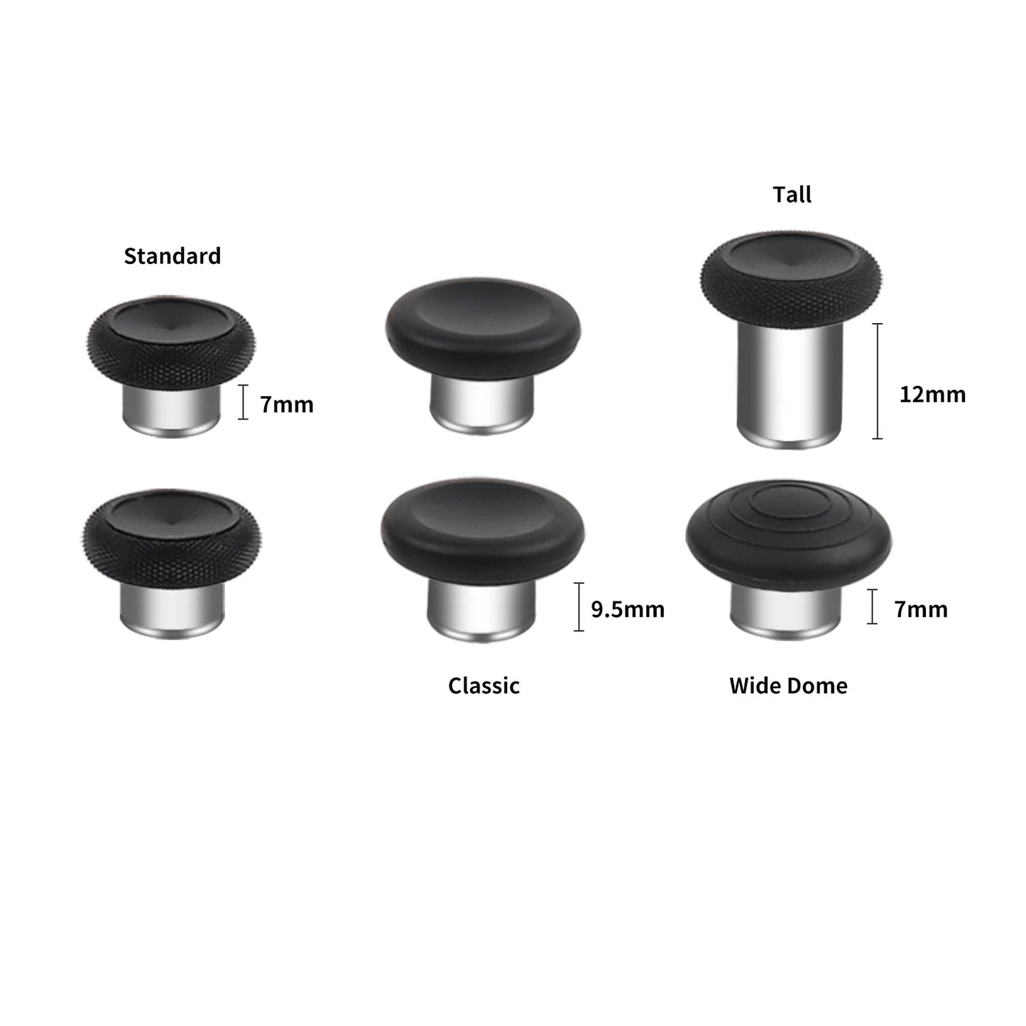 Xbox One Elite Series 2 Controller Accessories Kit – Metal D-Pad, Trigger Paddles & Thumb Stick Grips