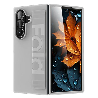 Elastic Wristband Phone Case - Silicone Shockproof Matte PC Cover for Samsung Galaxy Z Fold 8 Ultra/7/6/5/4/3