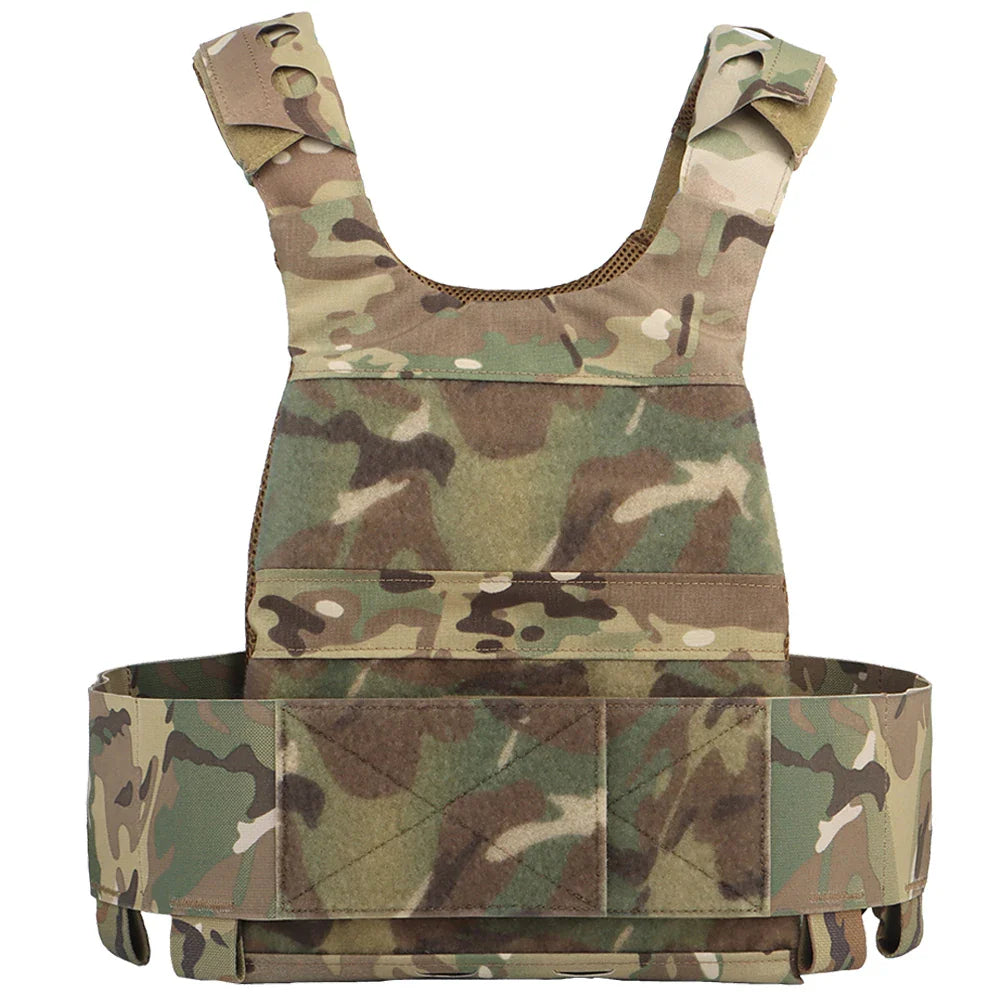 FCPC Tactical Vest Ferro – Lightweight Folding Airsoft Plate Carrier with Breathable Design, Portable Hunting Mag Pouch & Army Equipment