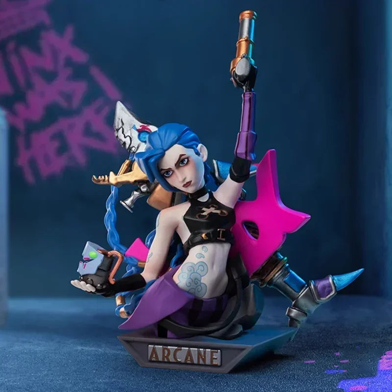POP MART League of Legends Arcane Blind Box - Kawaii Anime Mystery Bag Surprise Action Figure Collectible Toy