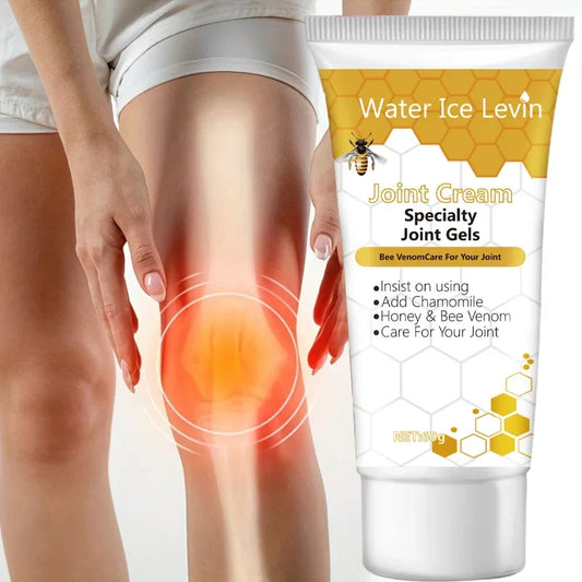 Bee Venom Joint Cream - Hypoallergenic Soothing Moisturizing Lotion with Light Fragrance for All Skin Types