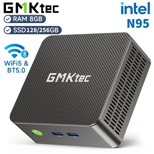 GMKtec G3S Mini PC - Intel Alder Lake N95 Windows 11 Pro Desktop Computer with 8GB DDR4 & M.2 SSD