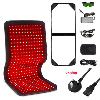 Red & Infrared Therapy Belt – Wearable Heating Pad for Face, Body, Shoulder, Joint, and Muscle Pain Relief