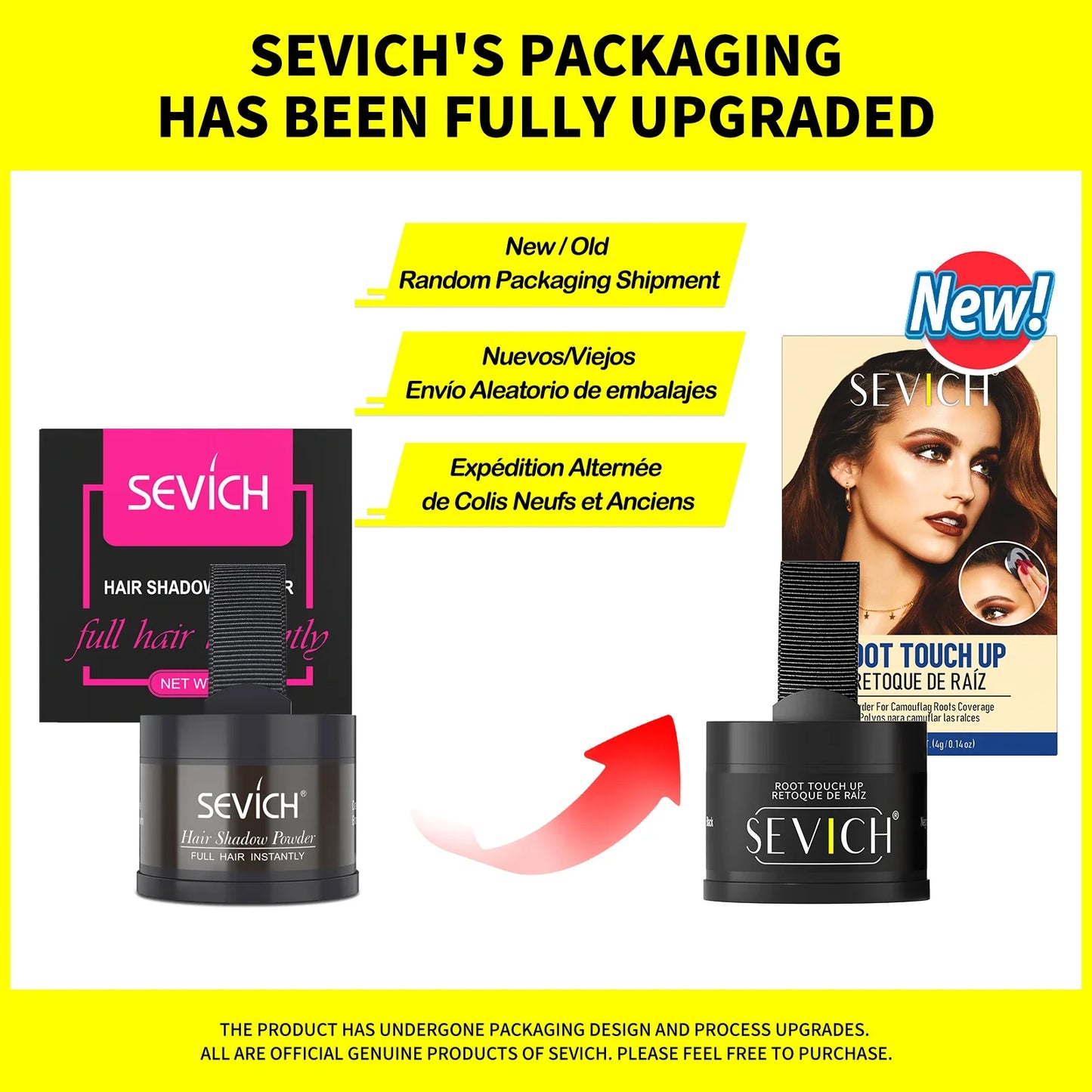 Sevich Hairline Powder 4g - Natural Hairline Shadow Concealer