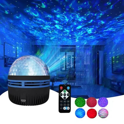Northern Lights Star Projector - LED Galaxy Night Light with Remote Control for Bedroom & Party Decor