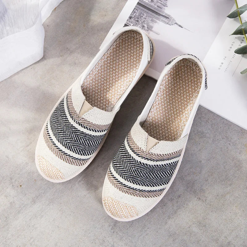Women’s Summer Mesh Flat Shoes - Breathable Lightweight Slip-On Loafers & Casual Comfort Sneakers