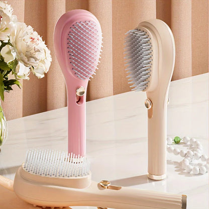 Magic Retractable Hair Comb - Anti-Static Detangling & Scalp Massage Brush for All Hair Types