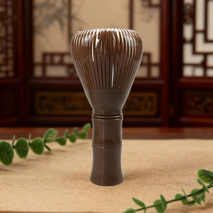 Matcha Plastic Tea Whisk Set - Food Grade Matcha Chasen with Whisk Stand for Easy Tea Preparation