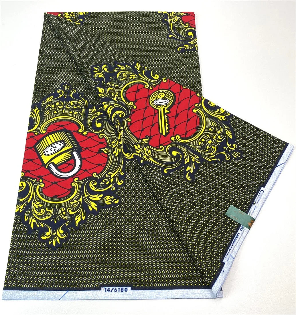 Latest Style Ankara Wax Print Fabric - 100% Cotton High Quality Soft African Real Wax Material