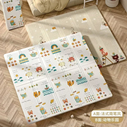 Foldable Baby Play Mat – XPE Kids Crawling Puzzle Carpet, Educational Activity Rug, Children’s Floor Games Blanket Toy