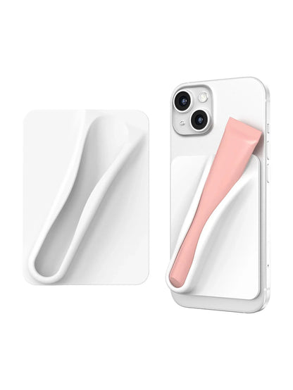 Silicone Lipstick Phone Holder - Portable Lip Gloss Organizer Attachment for Smartphones, Cute Birthday Gift for Women