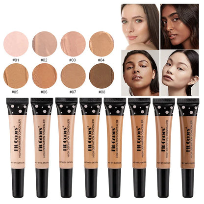 Nude Waterproof BB Cream Foundation – Oil-Control, Blemish-Covering, Long-Lasting Brightening Concealer Base