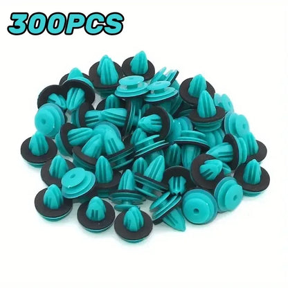 Auto Door Panel Clips with Seal Rings - Car Fastener Rivet Retainers for Interior & Bumper Repair