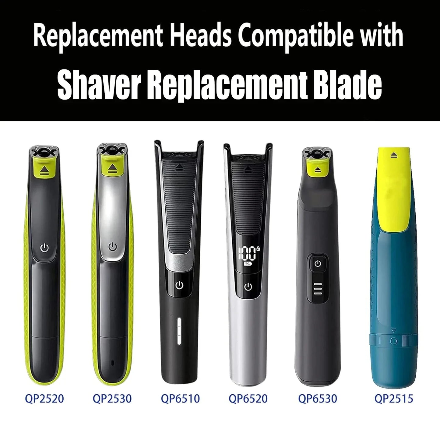 Philips OneBlade Replacement Blade — Fits QP210/220/230/2520/2530/2527/2533/2630/6520