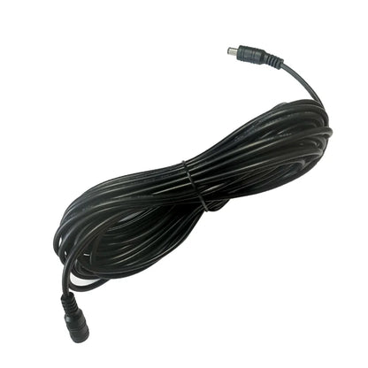 DC Extension Cable - 2.1mm x 5.5mm Female to Male Power Cord Adapter for LED Lights, CCTV & Electronic Devices