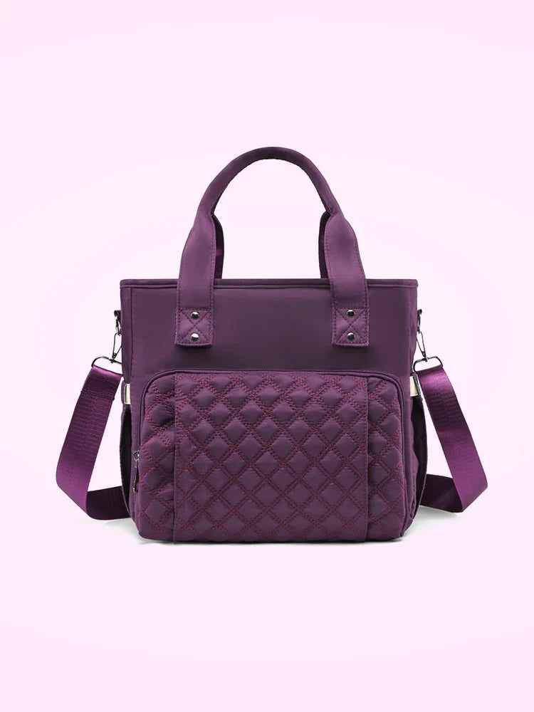 Extra Large Fashion Lunch Bag – Hot-Pressed Waterproof Leak-Proof Travel, Picnic & Mommy Storage Bag