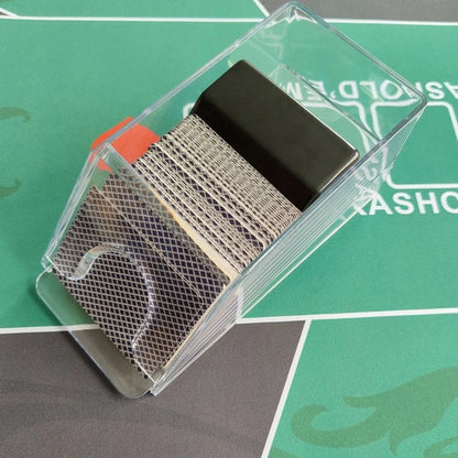 4/6-Deck Acrylic Blackjack Dealing Shoe – Durable Poker Dealer Equipment & Card Game Supply