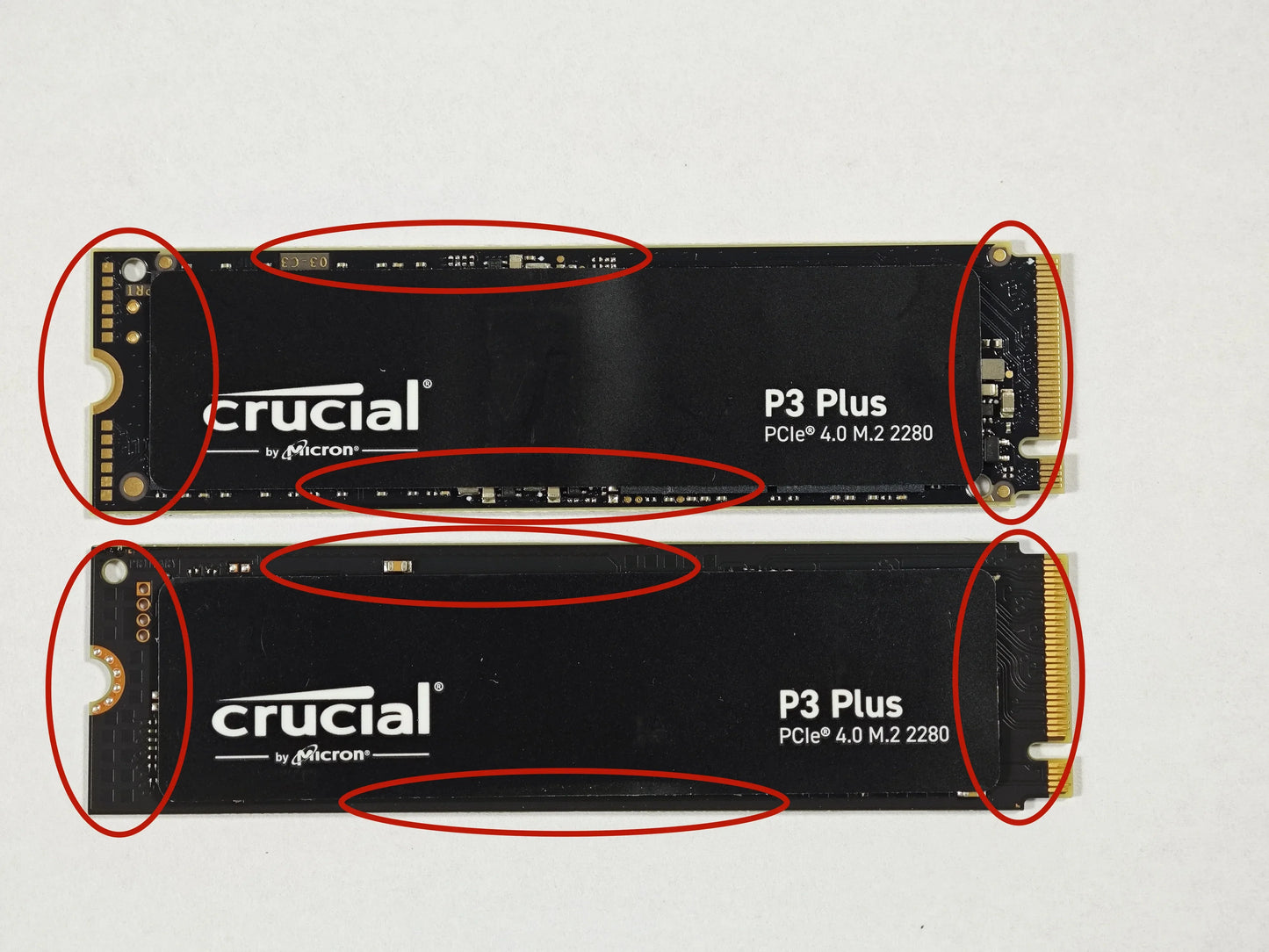 Crucial P3 Plus 1TB PCIe Gen4x4 NVMe M.2 SSD – 500GB, 1TB, 2TB, 5000MB/s Speed (OEM Package)