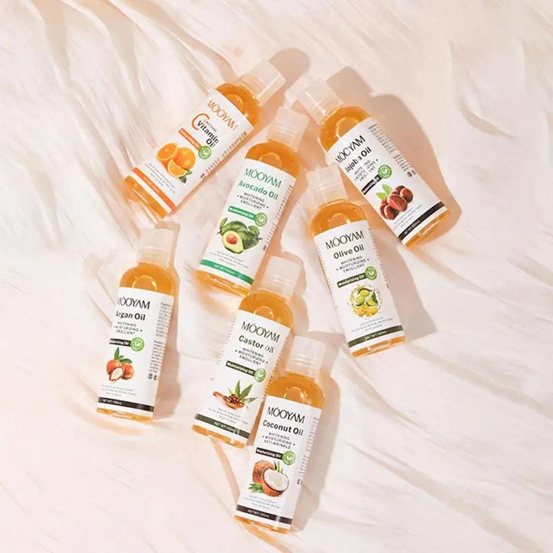 Hydrating Facial & Body Massage Oil — Coconut, Avocado & Vitamin Oil for Soothing Deep Moisturizing Relaxation