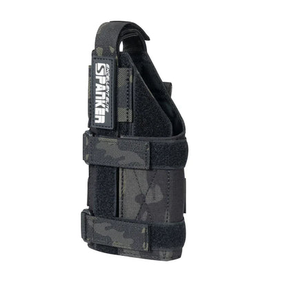 Left Hand Tactical Pistol Holster - Adjustable Glock 17 Gun Case with Magazine Pouch for Hunting & Outdoor Use