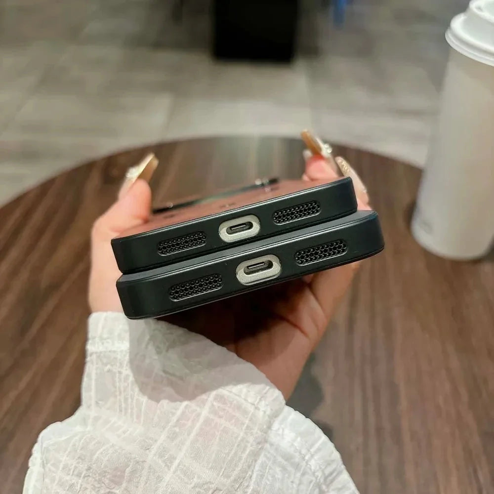 MagSafe Leather Shockproof Phone Case - Magnetic Wireless Charging Cover for iPhone 11, 12, 13, 14, 15, 16 & 17 Series