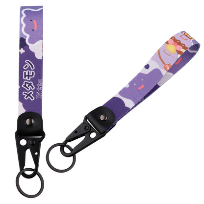 Anime Dinosaur Keychain Lanyard – Cute Car Keyring Toy Bag Pendant & Key Holder Gift