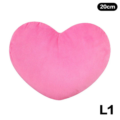 Cute Heart-Shaped Plush Pillow – Soft Sleeping Cushion for Living Room Decor, Valentine’s Day Gifts, Comfortable Sofa Pillow (15/20/30cm)