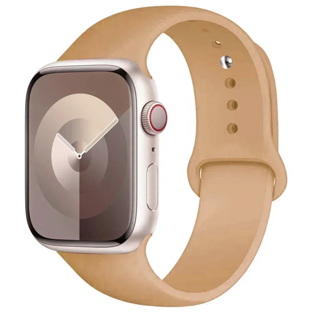 Silicone Sport Band for Apple Watch — Fits Ultra 2/3 & Series 11–SE (40–49mm)