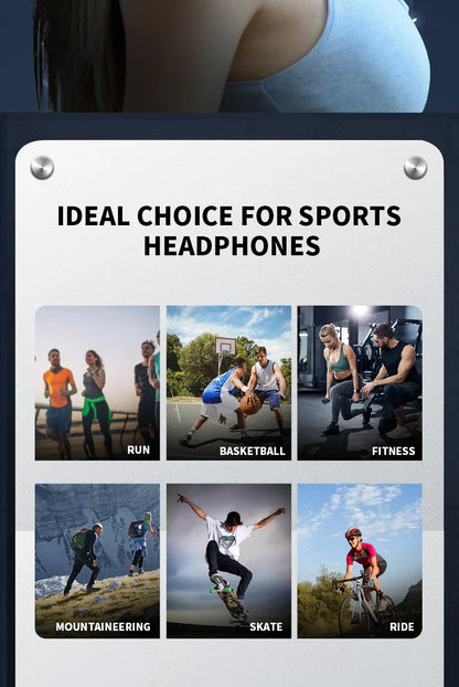 Xiaomi Mijia Real Bone Conduction Sport Headphones – Wireless Bluetooth Earphones with Mic, Hands-Free for Running