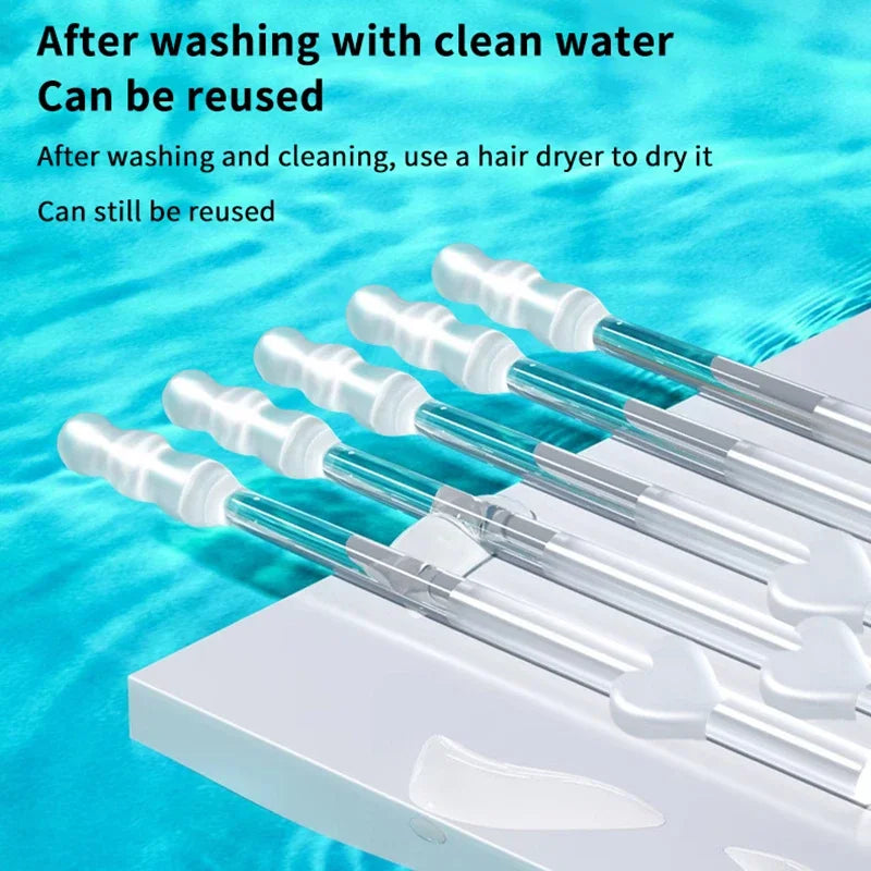 Reusable Earwax Removal Swabs - Sticky Soft Ear Cleaning Picks for Gentle Ear Care, Safe Tool for All Ages
