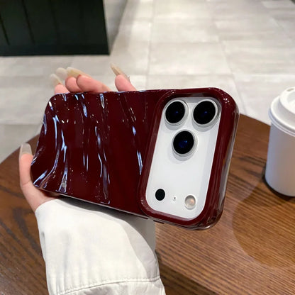 Wave Texture Soft Silicone Phone Case for iPhone 17 Air / 16 / 15 / 14 / 13 / 12 / 11 / XS / 8 Plus Pro Max – Full Protection Bumper Cover with Independent Buttons & Shockproof Design