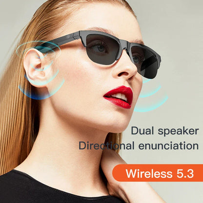 Xiaomi MIJIA Smart Sunglasses — Bluetooth Headphones with HIFI Audio, Blue Light Protection, Waterproof & Anti-UV for Men and Women