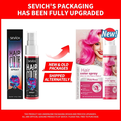 Temporary Hair Color Spray - Washable Instant Hair Dye for Multi-Color Salon Styling, Parties & DIY Looks