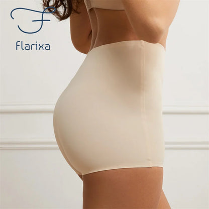 Flarixa Seamless Women’s Boxer Briefs - High Waist Anti-Chafing Boyshort Panties for Comfortable Everyday Wear