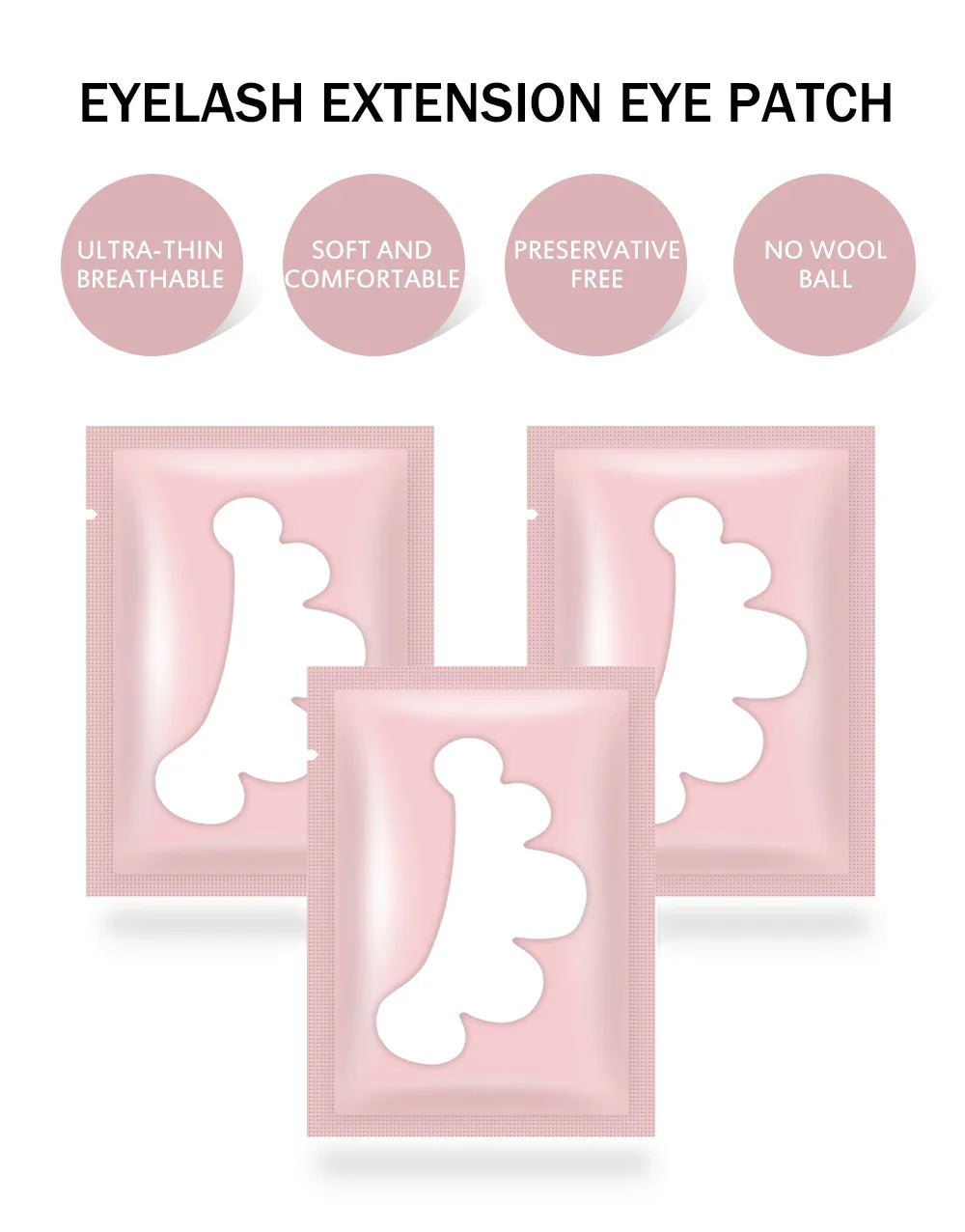 20/50 Pairs Hydrogel Lash Extension Patches | Under Eye Stickers for Grafting & Makeup | Eyelash Extension Tools