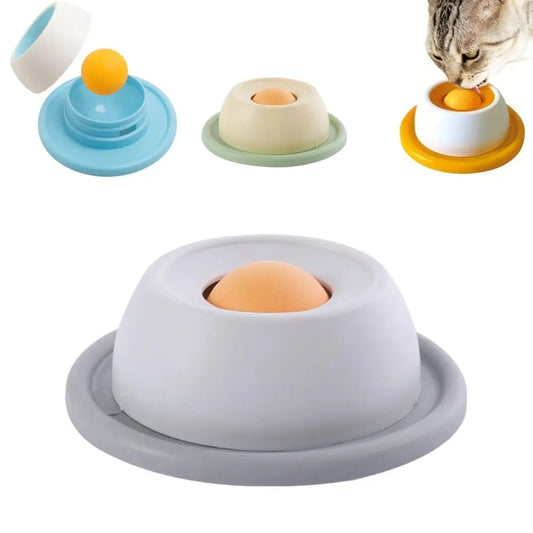 Interactive Pet Lick Toy & Slow Feeder Bowl – Dental Health Training Feed Mat for Dogs & Cats Self-Soothing Snack Dispenser