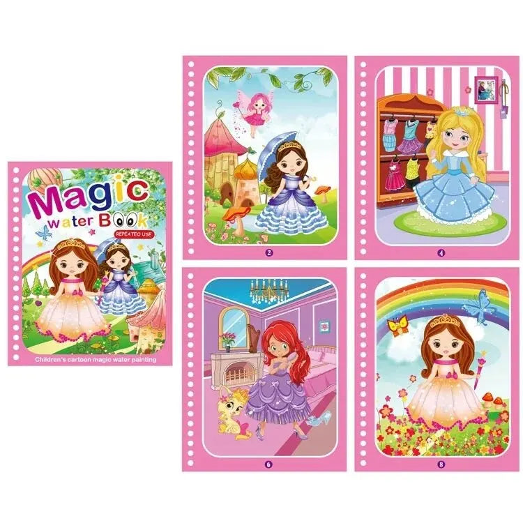 Magical Water Drawing Book – Reusable Montessori Coloring & Sensory Toy for Early Childhood Education