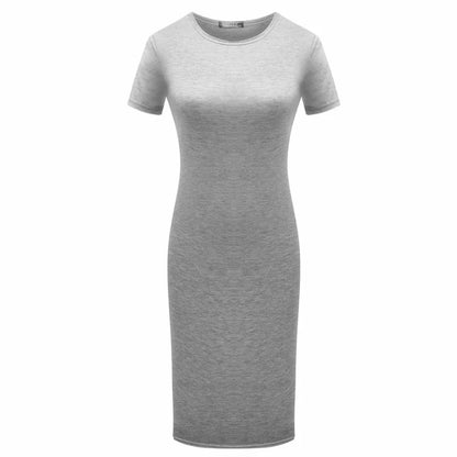 Women's Summer Bandage Bodycon Dress - Short Sleeve Knee-Length Sheath Dress Casual Party Fashion Style
