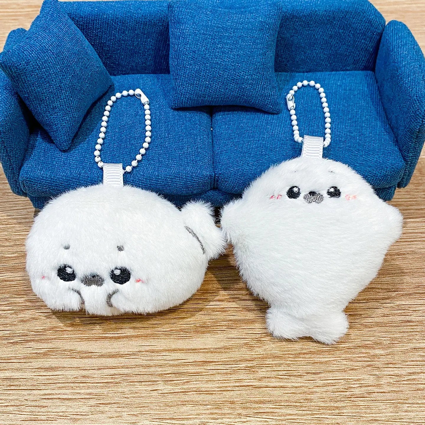 Cute Baby Seal Plush Keychain - Cartoon Doll Bag Pendant & Adorable Gift Accessory